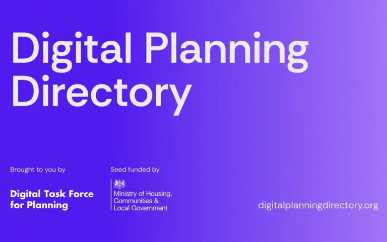 Introducing the future of digital planning with the Digital Planning Directory