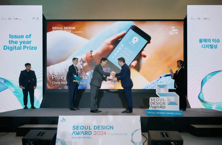 ProxyAddress receive design award and honourable mention at the prestigious Seoul Design Awards